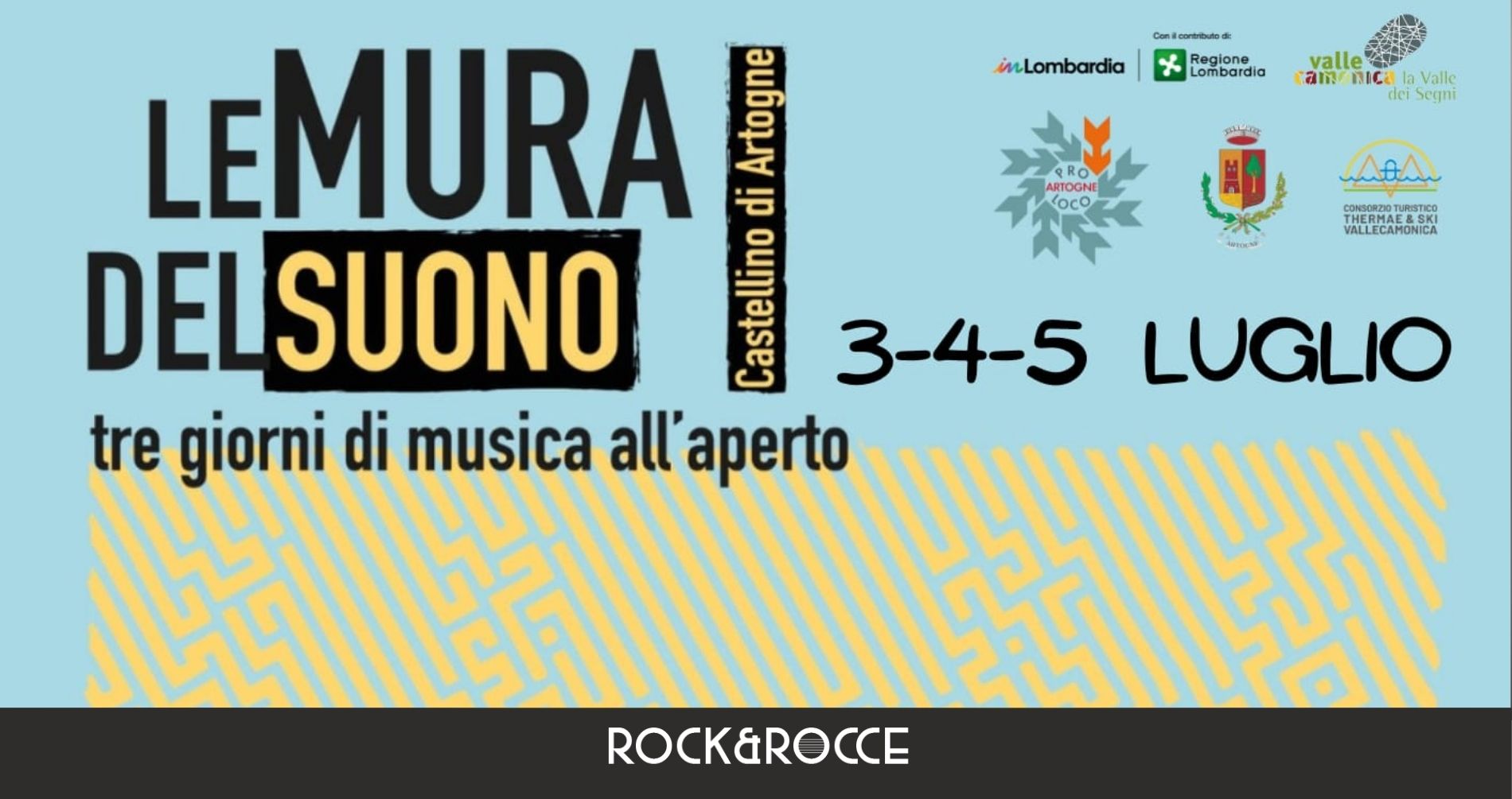Artogne a tutto rock con ''Le mura del suono''